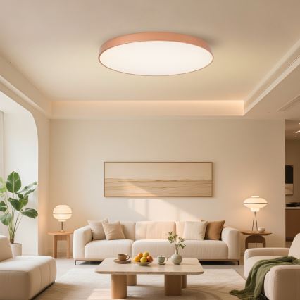 BRILAGI - LED plafonnier dimmable POOL SMART LED/128W/230V 100 cm 3000-6000K Wi-Fi Tuya bronze + télécommande