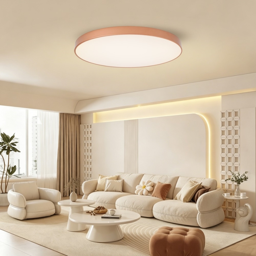 BRILAGI - LED plafonnier dimmable POOL SMART LED/128W/230V 100 cm 3000-6000K Wi-Fi Tuya bronze + télécommande