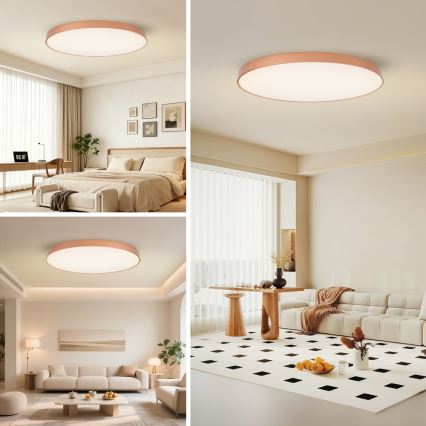 BRILAGI - plafonnier LED à intensité variable POOL SMART LED/180W/230V 3000-6000K 120 cm bronze Wi-Fi Tuya + télécommande