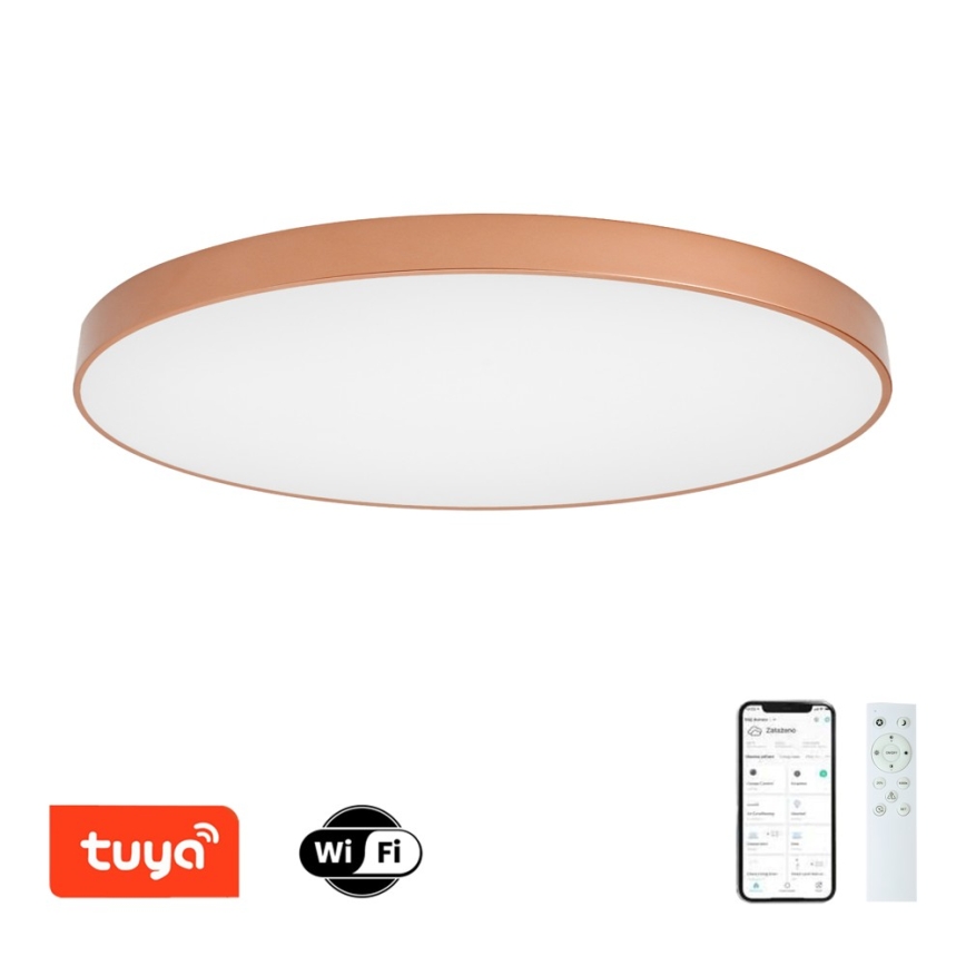 BRILAGI - plafonnier LED à intensité variable POOL SMART LED/180W/230V 3000-6000K 120 cm bronze Wi-Fi Tuya + télécommande