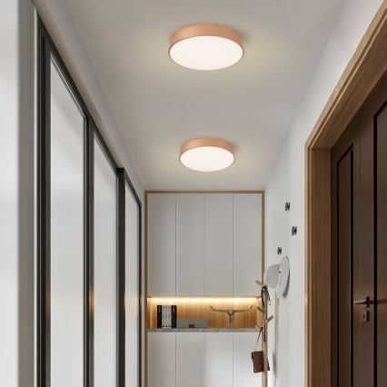 Brilagi - Plafonnier LED dimmable POOL SMART LED/48W/230V 3000-6000K Ø 40 cm Wi-Fi Tuya bronze + télécommande
