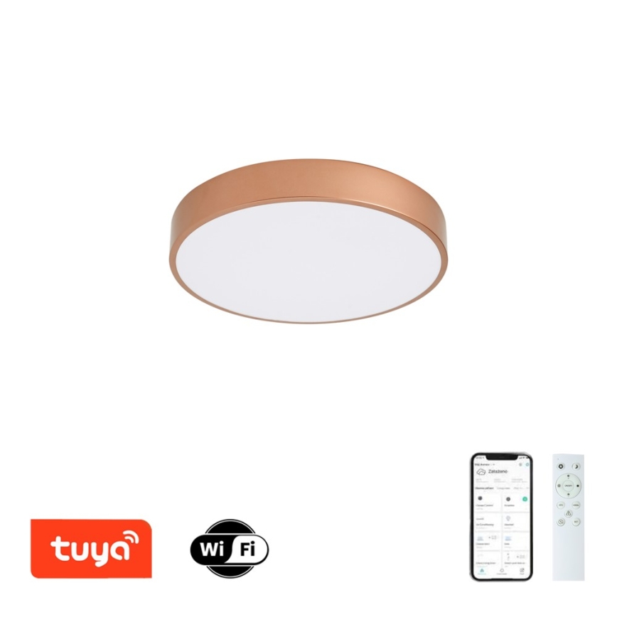 BRILAGI - Plafonnier LED dimmable POOL SMART LED/48W/230V 3000-6000K Ø 40 cm Wi-Fi Tuya cuivré + télécommande