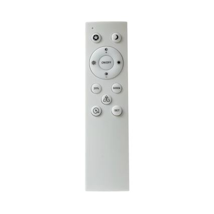 Brilagi - Plafonnier LED dimmable POOL SMART LED/48W/230V 40 cm 3000-6000K Wi-Fi Tuya + télécommande blanc