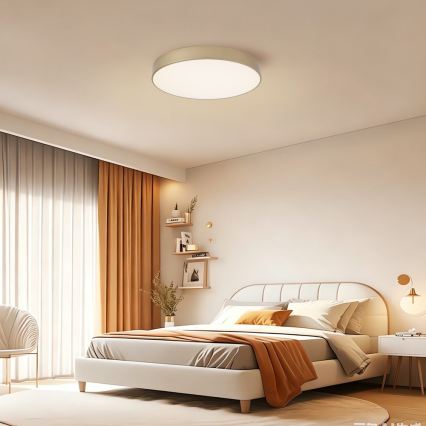 Brilagi - Plafonnier LED dimmable POOL SMART LED/60W/230V 3000-6000K Ø 50 cm Wi-Fi Tuya doré + télécommande
