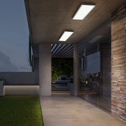 Brilagi - Plafonnier de salle de bains LED dimmable FRAME SMART LED/50W/230V 120x30 cm 3000-6000K IP44 blanc + télécommande