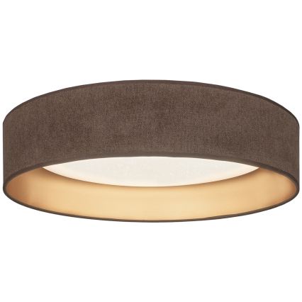 Brilagi - Plafonnier LED dimmable VELVET SMARTIX STARS LED/24W/230V 3000-6000K Ø 45 cm marron/doré Wi-Fi Tuya Beacon + télécommande