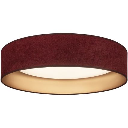Brilagi - Plafonnier LED dimmable VELVET SMARTIX LED/24W/230V 3000-6000K Ø 45 cm bordeaux/doré Wi-Fi Tuya Beacon + télécommande