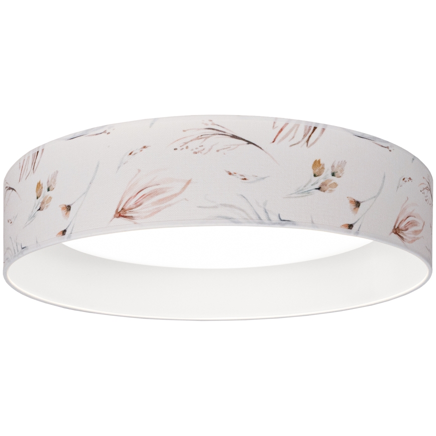 Brilagi - Plafonnier LED dimmable VELVET SMARTIX LED/24W/230V 3000-6000K Ø 45 cm blanc/fleurs Wi‑Fi Tuya Beacon + télécommande