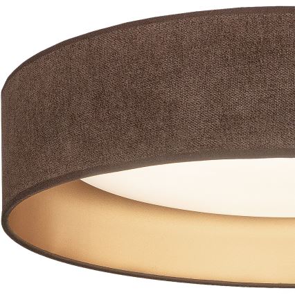 Brilagi - Plafonnier LED dimmable VELVET SMARTIX LED/36W/230V 3000-6000K Ø 55 cm brun/doré Wi-Fi Tuya Beacon + télécommande