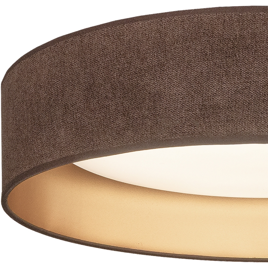Brilagi - Plafonnier LED dimmable VELVET SMARTIX LED/36W/230V 3000-6000K Ø 55 cm brun/doré Wi-Fi Tuya Beacon + télécommande
