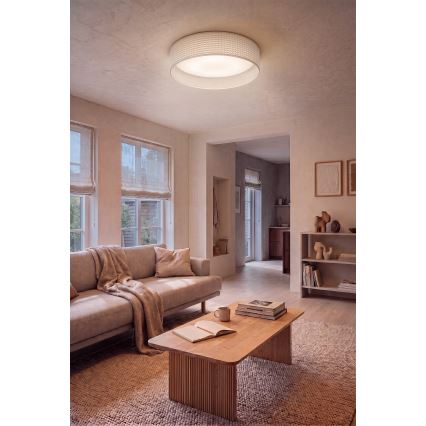 Brilagi - Plafonnier LED dimmable VELVET SMART VARI LED/36W/230V 3000-6500K Ø 55 cm crème + télécommande
