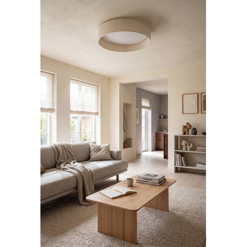 Brilagi - Plafonnier LED dimmable VELVET SMART VARI LED/36W/230V 3000-6500K Ø 55 cm crème + télécommande