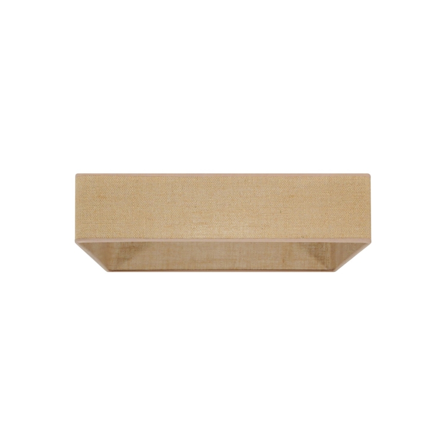 Brilagi - Plafonnier LED dimmable VELVET SQUARE SMART LED/36W/230V 60x60 cm 2700-6500K Wi-Fi Tuya + télécommande marron