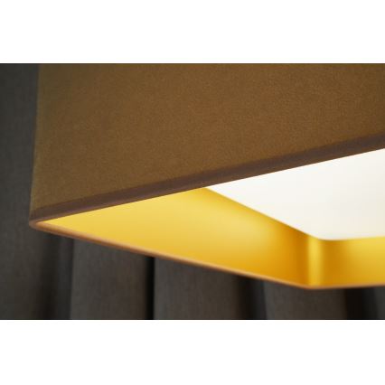 Brilagi - Plafonnier LED dimmable VELVET SQUARE SMART LED/36W/230V 60x60 cm 2700-6500K Wi‑Fi Tuya + télécommande beige