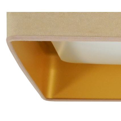 Brilagi - Plafonnier LED dimmable VELVET SQUARE SMART LED/36W/230V 60x60 cm 2700-6500K Wi‑Fi Tuya + télécommande beige