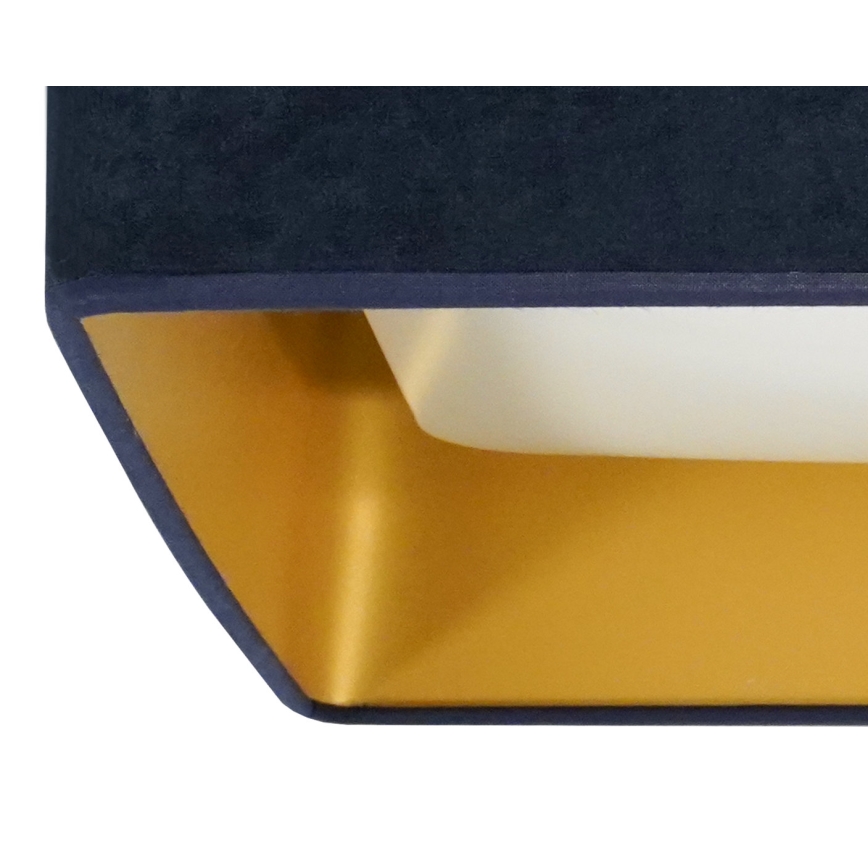 Brilagi - Plafonnier LED dimmable VELVET SQUARE SMART LED/36W/230V 60x60 cm 2700-6500K Wi-Fi Tuya + télécommande bleu foncé