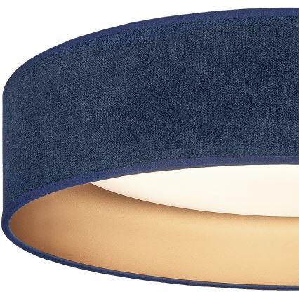 Brilagi - Plafonnier LED dimmable VELVET SMART VARI LED/24W/230V 3000–6500K Ø 45 cm bleu/doré + télécommande
