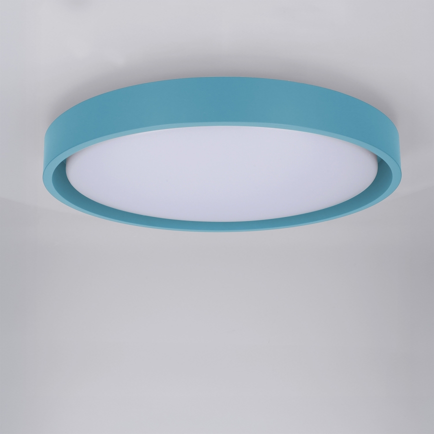 Brilagi - Plafonnier LED dimmable MATTEO LED/48W/230V 3000-6500K Ø 41 cm turquoise + télécommande