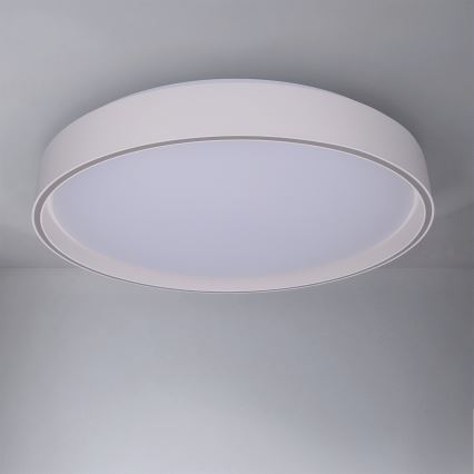 Brilagi - Plafonnier LED dimmable NANCI 60W/230V 3000–6500K Ø 49 cm blanc + télécommande
