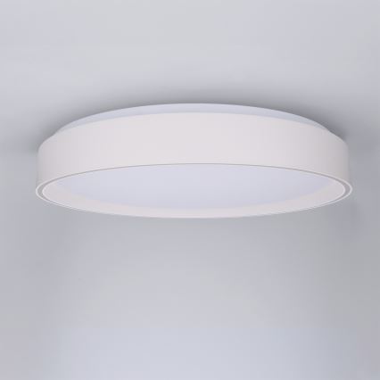 Brilagi - Plafonnier LED dimmable NANCI 60W/230V 3000–6500K Ø 49 cm blanc + télécommande