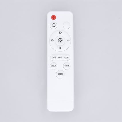 Brilagi - Plafonnier LED dimmable NANCI 60W/230V 3000–6500K Ø 49 cm blanc + télécommande