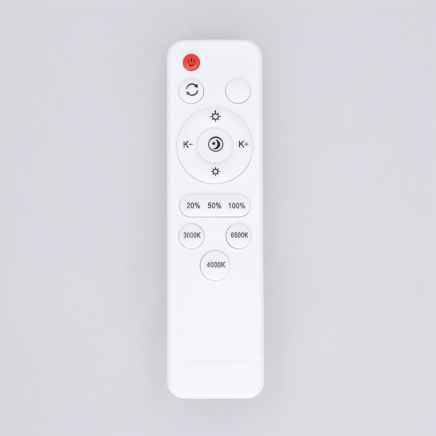 Brilagi - Plafonnier LED dimmable NANCI 60W/230V 3000–6500K Ø 49 cm blanc + télécommande