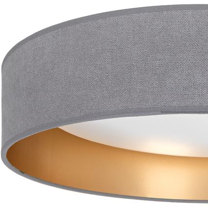 Brilagi - Plafonnier LED dimmable VELVET SMART VARI LED/36W/230V 3000-6500K Ø 55 cm gris/doré + télécommande