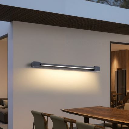 Brilagi - Applique murale d'extérieur LED AQUA LINE LED/36W/230V 120 cm IP44 anthracite IRC 90