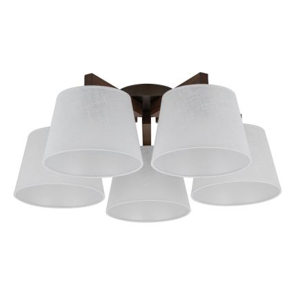 BRILAGI - LED Lustre monté en surface LATTE 5xE27/15W/230V pin/blanc