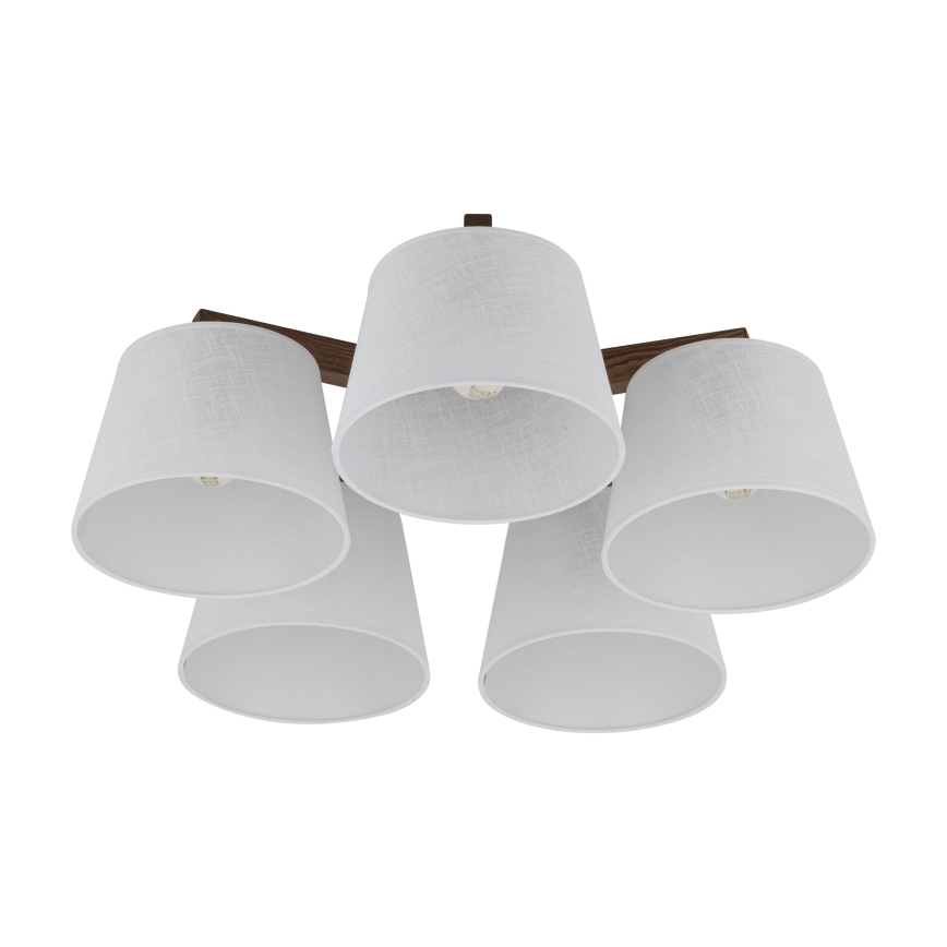 BRILAGI - LED Lustre monté en surface LATTE 5xE27/15W/230V pin/blanc