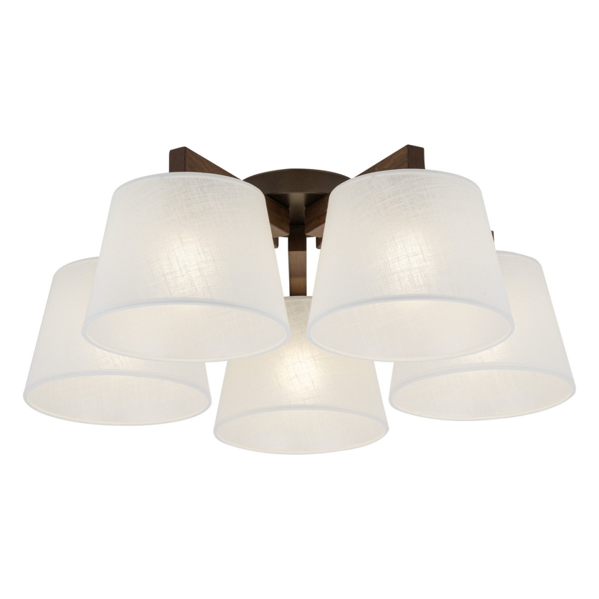 BRILAGI - LED Lustre monté en surface LATTE 5xE27/15W/230V pin/blanc