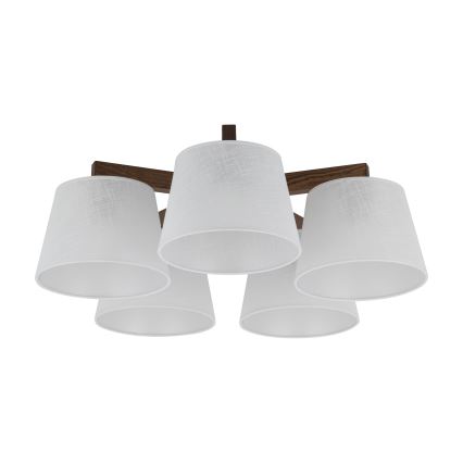 BRILAGI - LED Lustre monté en surface LATTE 5xE27/15W/230V pin/blanc