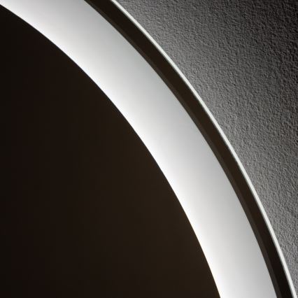 Brilagi - Miroir chauffant LED pour salle de bains AVA PRO LED 18,5 W / 230 V Ø 60 cm IP44 IRC 90 à intensité réglable + CCT (température de couleur réglable)