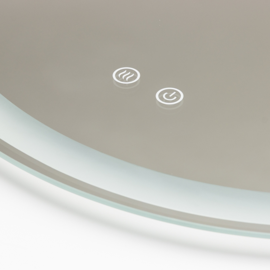 Brilagi - Miroir chauffant LED pour salle de bains AVA PRO LED 18,5 W / 230 V Ø 60 cm IP44 IRC 90 à intensité réglable + CCT (température de couleur réglable)