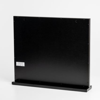 BRILAGI - Miroir de maquillage LED dimmable HOLLYWOOD LED/15W/230V CCT + 2x USB 60x50 cm noir