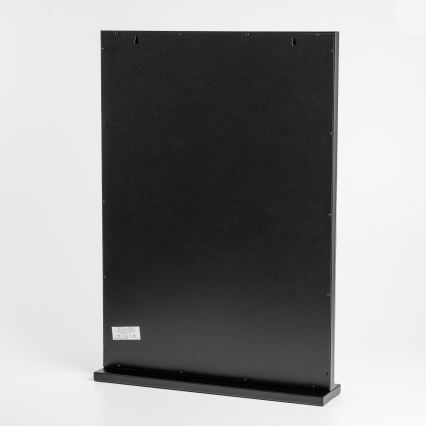 BRILAGI - Miroir de maquillage LED à intensité variable HOLLYWOOD LED/15W/230V CCT + 2x USB 55x77 cm noir