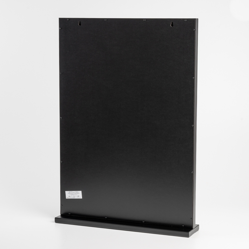 BRILAGI - Miroir de maquillage LED à intensité variable HOLLYWOOD LED/15W/230V CCT + 2x USB 55x77 cm noir
