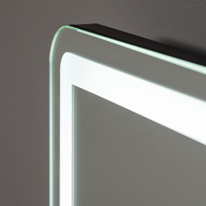 BRILAGI - Miroir de maquillage LED à intensité variable CALIFORNIA LED/22W/230V 3000/4000/6500K 58x43 cm noir