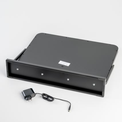 BRILAGI - Miroir de maquillage LED à intensité variable CALIFORNIA LED/22W/230V 3000/4000/6500K 58x43 cm noir