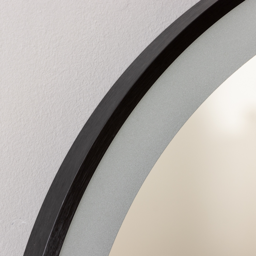 Brilagi - Miroir LED pour salle de bains CANZO LED/25W/230V 50x80 cm noir IP44 IRC 90 dimmable + CCT