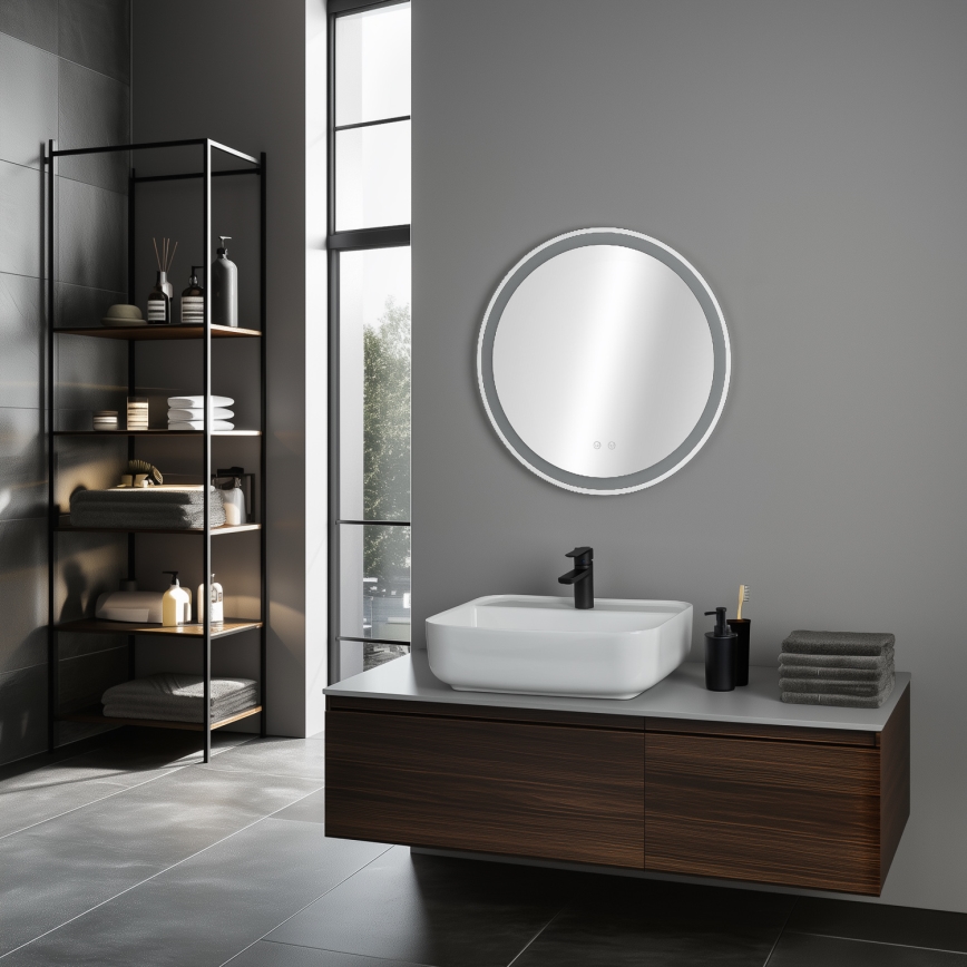 Brilagi - Miroir chauffant LED pour salle de bains AVA ECO LED/11,5W/230V Ø 60 cm IP44 CRI 90 dimmable + CCT