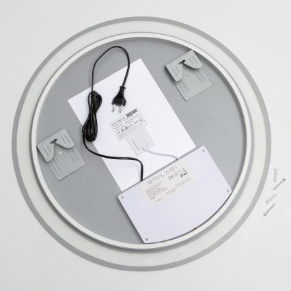 Brilagi - Miroir chauffant LED pour salle de bains AVA ECO LED/11,5W/230V Ø 60 cm IP44 CRI 90 dimmable + CCT