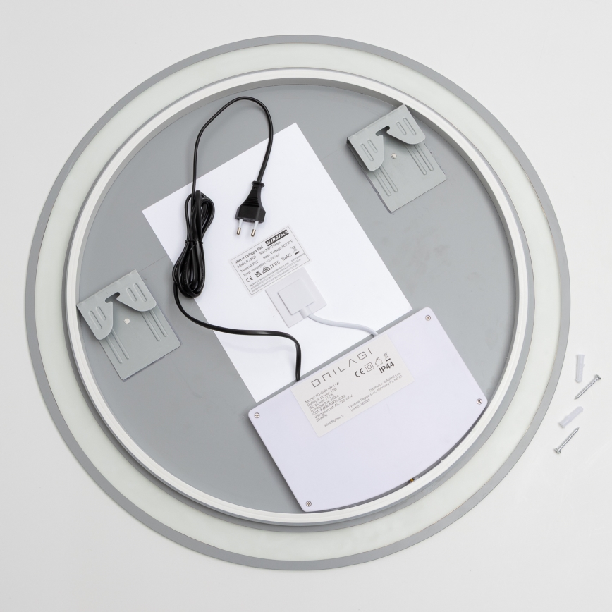 Brilagi - Miroir chauffant LED pour salle de bains AVA ECO LED/11,5W/230V Ø 60 cm IP44 CRI 90 dimmable + CCT