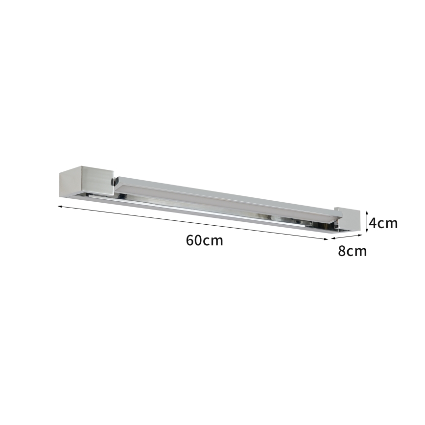 Brilagi - Éclairage LED pour miroir de salle de bains AQUA LINE LED/18W/230V 60 cm IP44 chrome brillant IRC 90