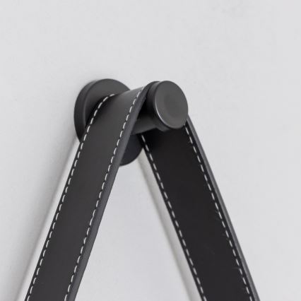 Brilagi - Miroir de salle de bains LED PALANZO LED/19W/230V Ø 60 cm noir IP44 IRC 90 dimmable + CCT (température de couleur réglable)