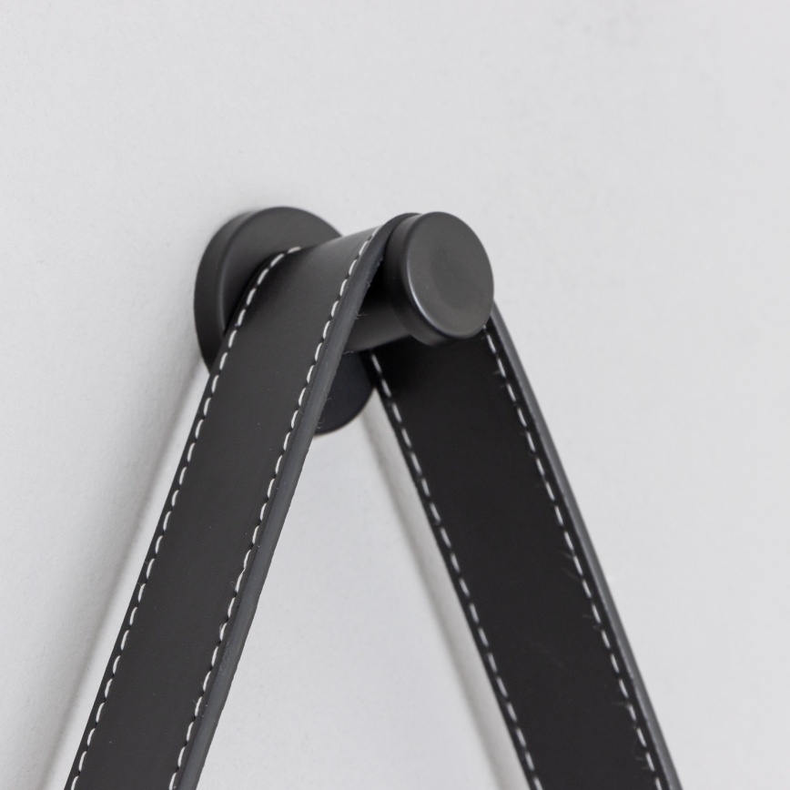 Brilagi - Miroir de salle de bains LED PALANZO LED/19W/230V Ø 60 cm noir IP44 IRC 90 dimmable + CCT (température de couleur réglable)