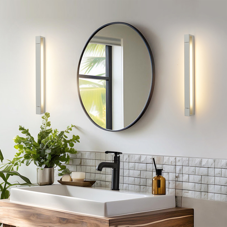 Brilagi - Éclairage LED pour miroir de salle de bains AQUA LINE LED/18W/230V 60 cm IP44 chrome mat IRC 90