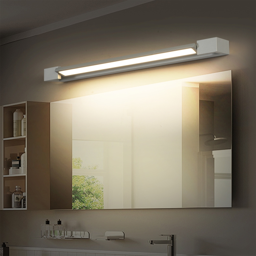 Brilagi - Éclairage LED pour miroir de salle de bains AQUA LINE LED/18W/230V 60 cm IP44 chrome mat IRC 90
