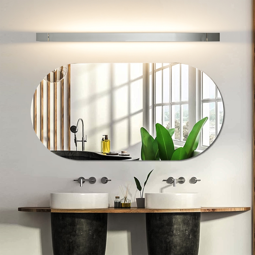 Brilagi - Éclairage LED pour miroir de salle de bains AQUA LINE LED/24W/230V 90 cm IP44 finition chromée brillante IRC 90