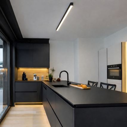 Brilagi - Luminaire LED de plafond (montage en surface ou suspendu) SYNODICO LED/30W/230V 4000K noir